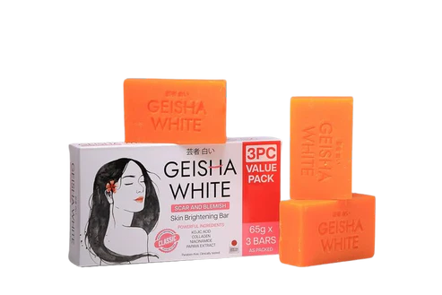 Geisha White Classic Kojic Bar 65g x 3bars