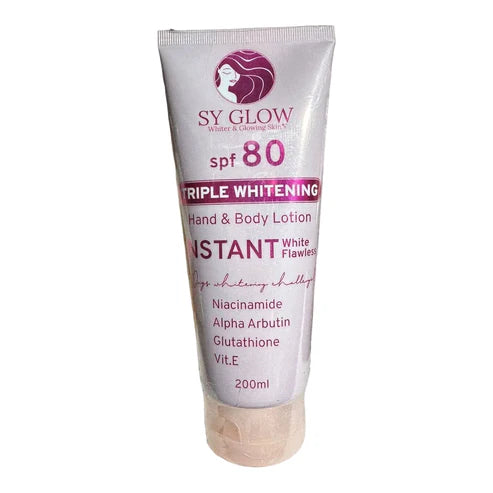 Sy Glow SPF80 TRIPLE WHITENING LOTION 200ml