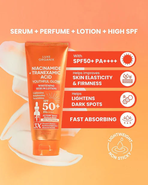 Luxe Organix Youthful Glow Whitening Serum Lotion 200mL