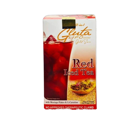 GlutaLipo Gold Series Red Iced Tea