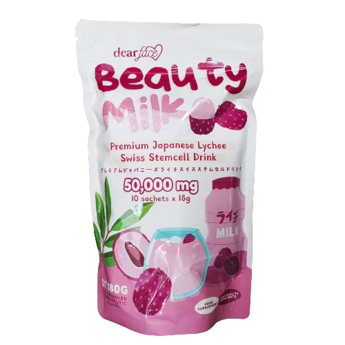 Dear Face Beauty Milk Lychee Swiss StemCell Drink