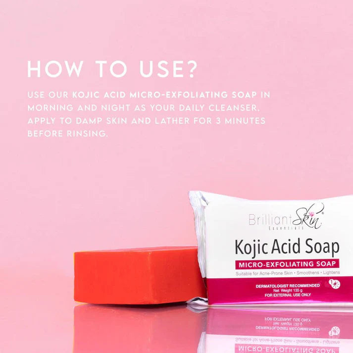 Brilliant Skin Micro-Exfoliating Kojic Soap 135g