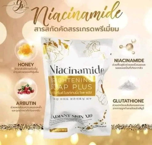 Glow Skin Niacinamide Brightening Soap Plus 80g