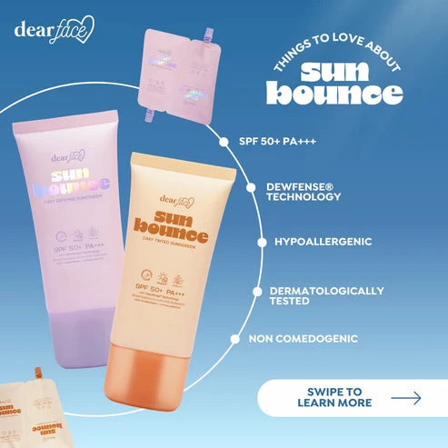 DEAR FACE Sunbounce Defense Sunscreen SPF 50