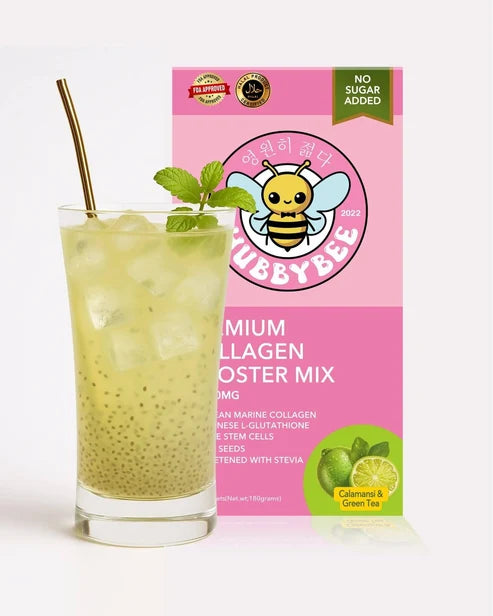 HUBBYBEE CALAMANSI & GREEN TEA COLLAGEN BOOSTER DRINK