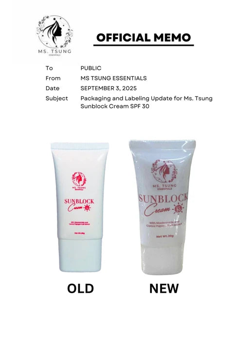 Ms Tsung Sunblock Cream SPF30 30g