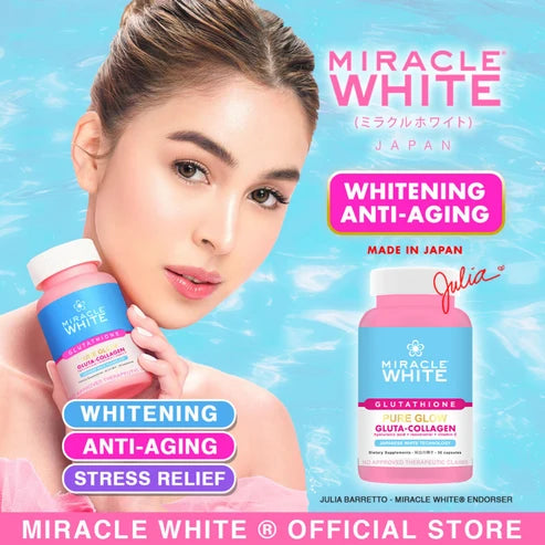 Miracle White Pure Glow Gluta-Collagen 30 Capsules