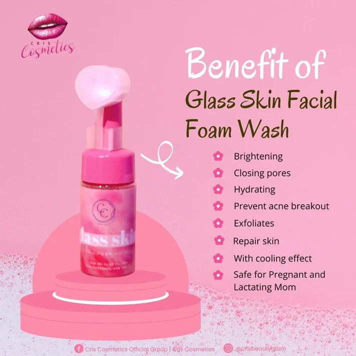 CC Glam Glass Skin Cleanser Facial Wash 100ml
