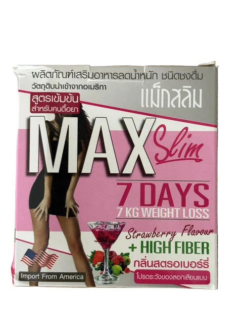 Max Slim 7 Days Strawberry Flavour Juice