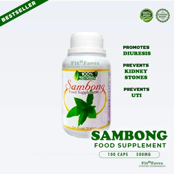 Sambong Capsule Natural Herbs 100pcs
