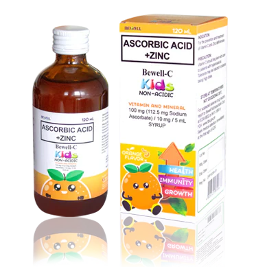 BEWELL C Kids Vitamin C Plus Zinc Syrup 120ml