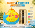 HerSkin Sun Blush SPF 50+ PA+++ Serum Sunscreen + Hikari Skin Essential Aurum (30 Capsules)