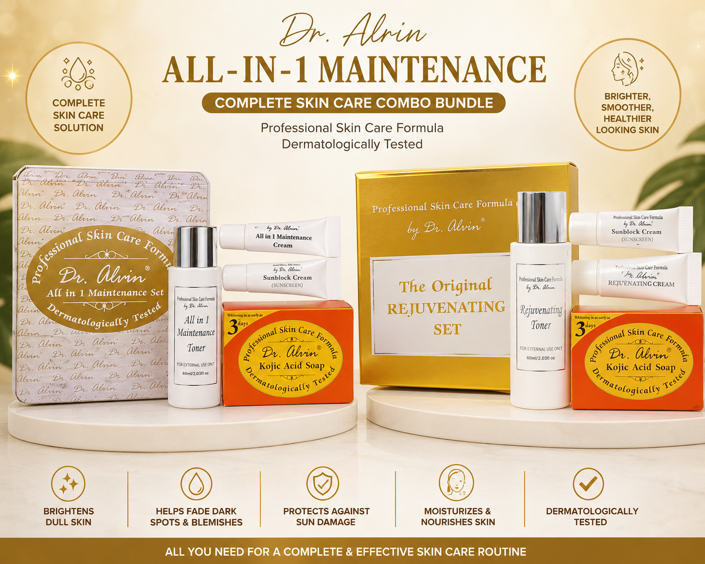 COMBO Dr. Alvin All-in-1 Maintenance Set + Original Rejuvenating Set