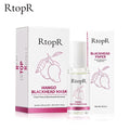 RtopR Mango Blackhead Remover Mask Peeling Off Nose Mask Oil Control 10ml+50pcs paper