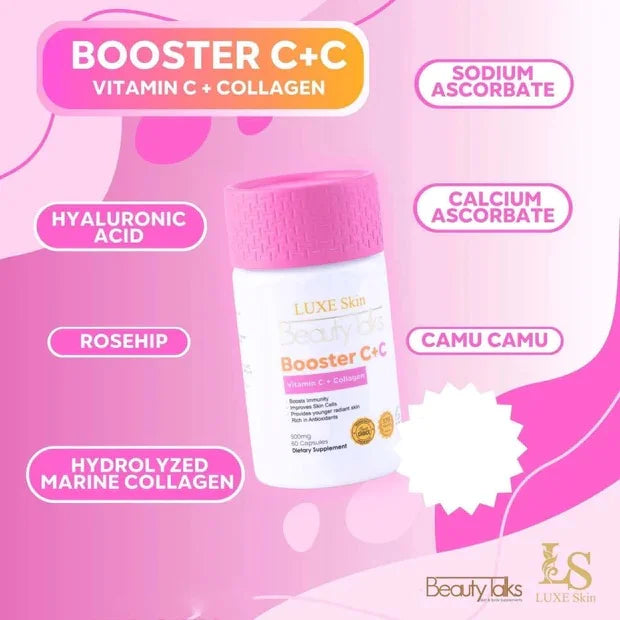 Luxe Skin Beauty Talks Booster C+C 60 Capsules