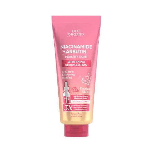 Luxe Organix Niacinamide + Alpha Arbutin Whitening Serum Lotion 350mL