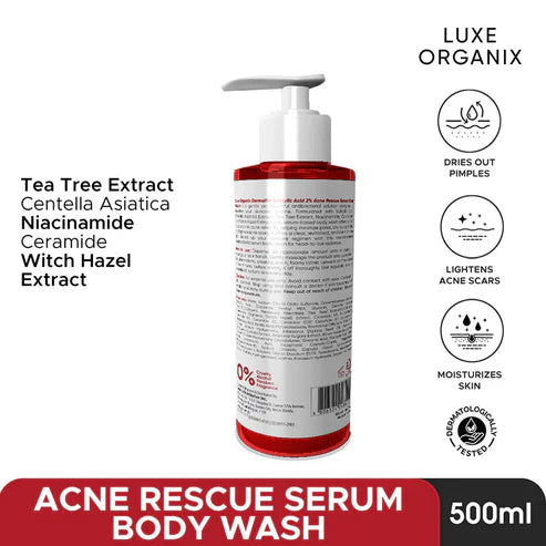 Luxe Organix Salicylic Acid Body Wash 500ml