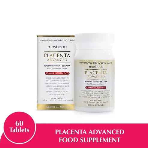 Mosbeau Placenta White Advanced Supplement 60 tablets