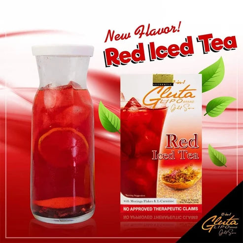 GlutaLipo Gold Series Red Iced Tea