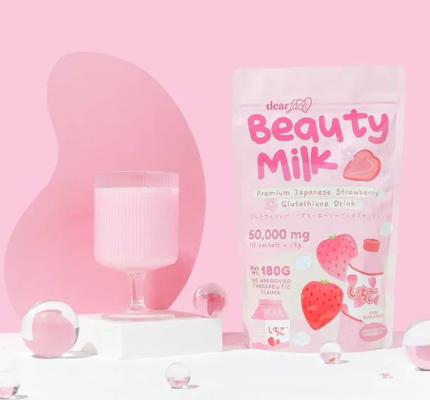 Dear Face Beauty Milk STRAWBERRY Drink