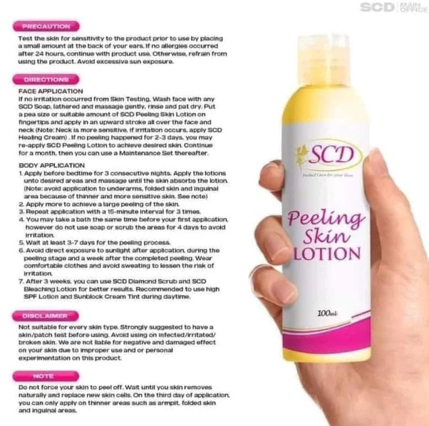 SCD Peeling Skin Lotion Set