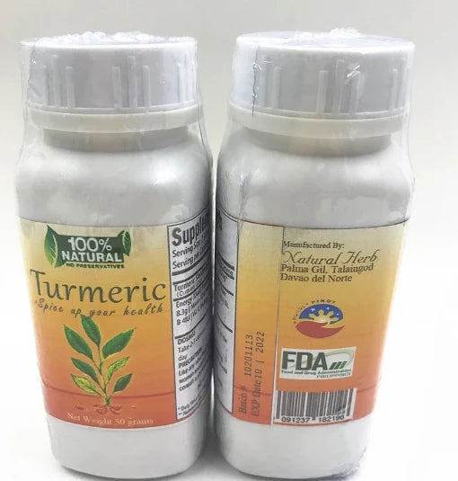 NATURAL TURMERIC 100% Natural 100pcs