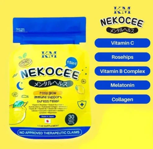 NEKOCEE 15 in 1 By Kat Melendez 30 Capsules
