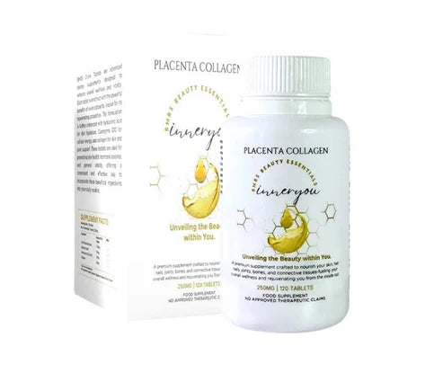 BMRS Beauty Essentials Placenta Collagen Tablets (250MG | 120 Tablets)