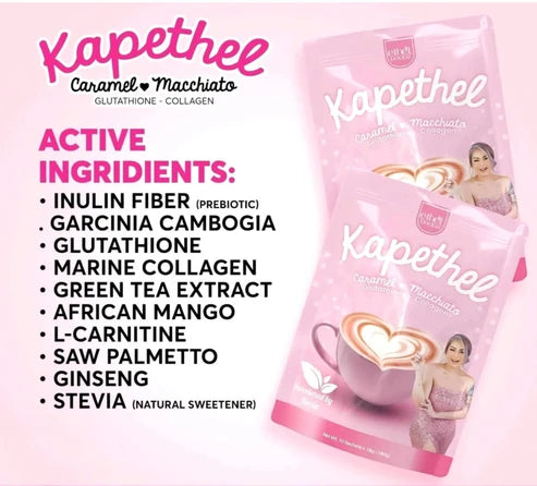 Klirwhite Kapethel Caramel Macchiato Coffee 10's