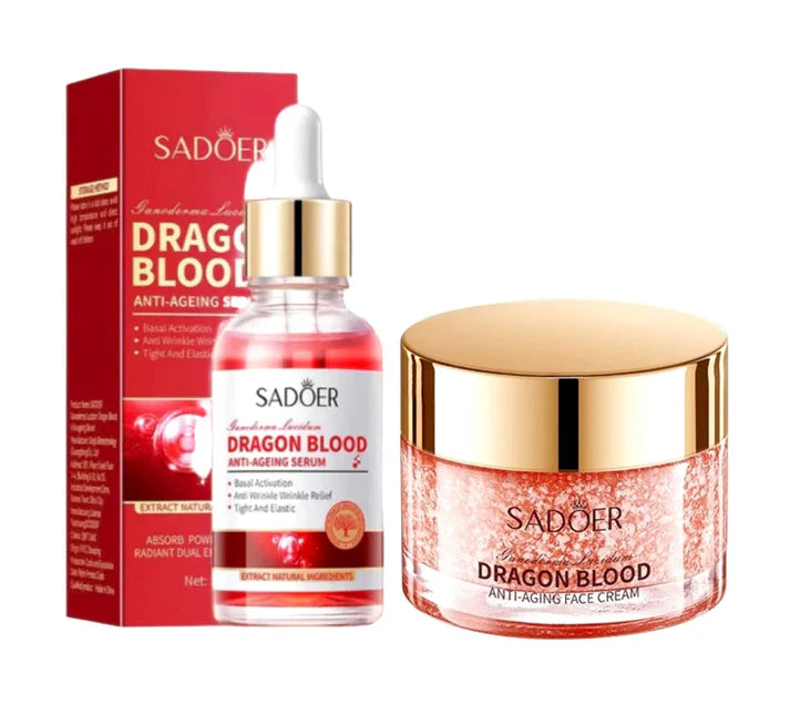 COMBO: SADOER Dragon Blood Firming Serum 30ml & Dragon Blood Anti-Wrinkle Cream 50g