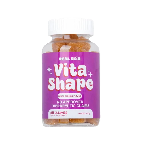 Real Skin VitaShape Vitamin Gummies in Mixed Berries 60 Gummies