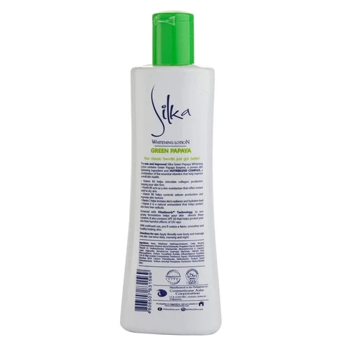 SILKA Whitening Lotion Green Papaya 200ml