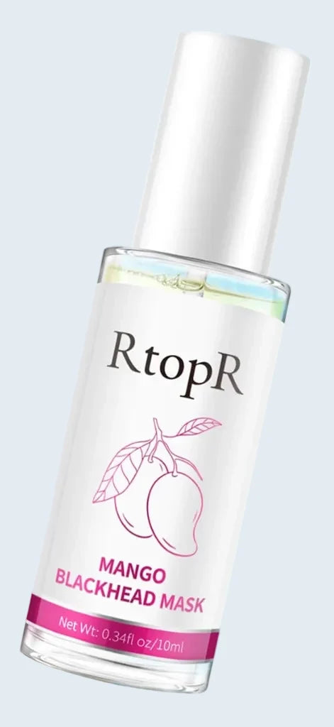RtopR Mango Blackhead Remover Mask Peeling Off Nose Mask Oil Control 10ml+50pcs paper