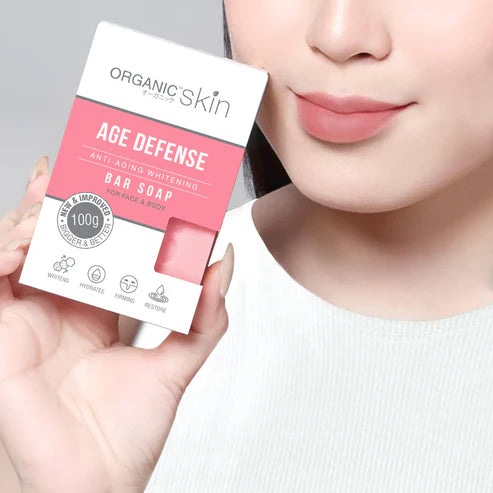 Organic Skin Japan Age Defense Anti Aging Whitening Soap 100g