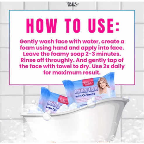 BMRS Milky Hya Soap 70g