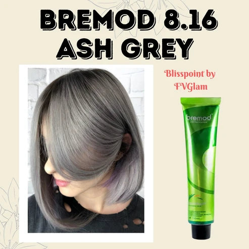 Bremod Hair Color 8.16 Ash Grey
