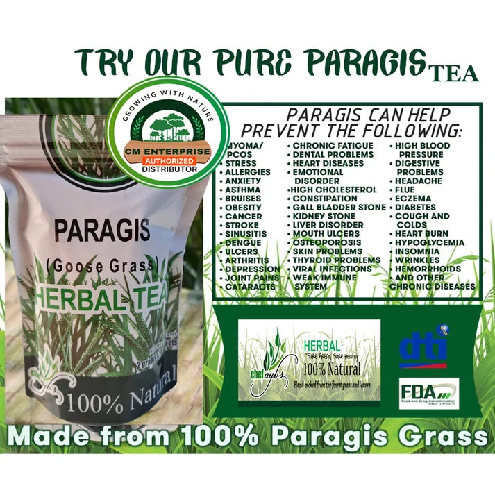 Paragis Tea Goose Grass 10 Tea Bags by Chef Aybs