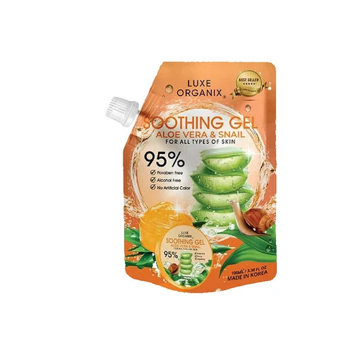 LUXE ORGANIX Aloe Vera & Snail Soothing Gel 100ml
