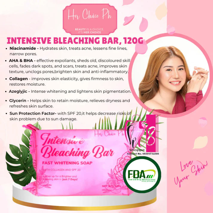 Her Choice PH Intensive Bleaching Bar Soap (120GRAMS)