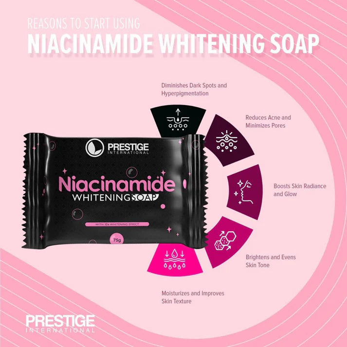 Prestige Niacinamide Soap 75grams All Skin Types