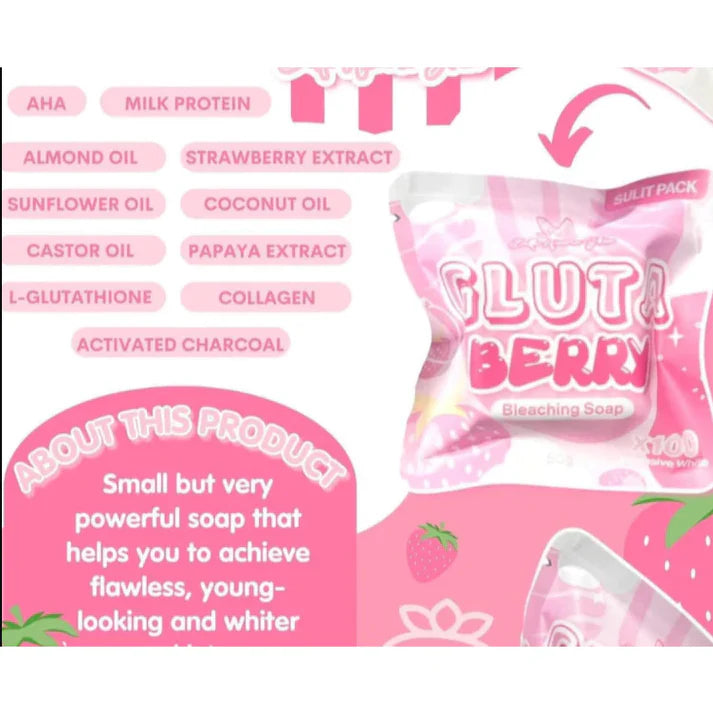 Bella Amore Skin Gluta Berry Bleaching Soap 50g