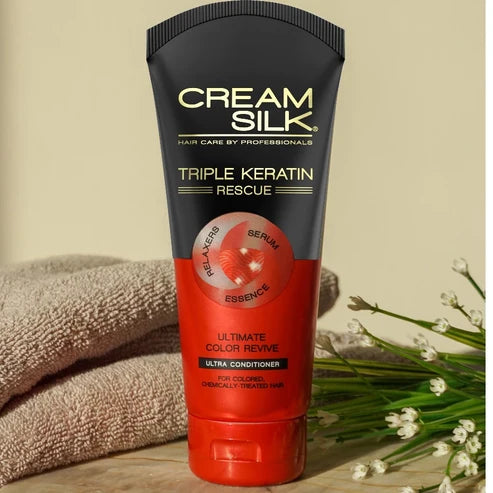 Creamsilk Triple Keratin Rescue Ultimate Color Revive Conditioner 300ml