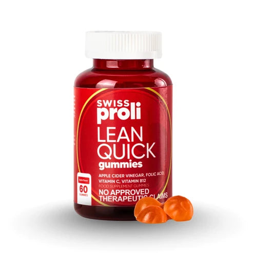 SWISS PROLI LeanQuick Apple Cider Vinegar Gummies | 60 gummies/bottle