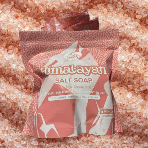 1pack of Bright Skin Himalayan Salt Soap 75g x 5pcs