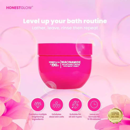Honest Glow 190 Niacinamide Bleaching Cream 250g