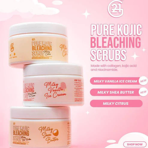 G21 Pure Kojic Bleaching Scrub -VANILLA ICECREAM 300g