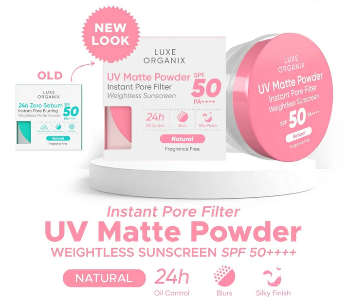 LUXE ORGANIX UV Matte Natural Powder 15g
