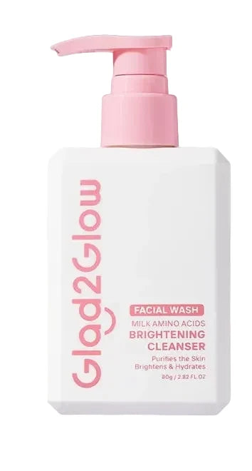 Glad2Glow Milk Amino Acid Gentle Facial Cleanser 80g