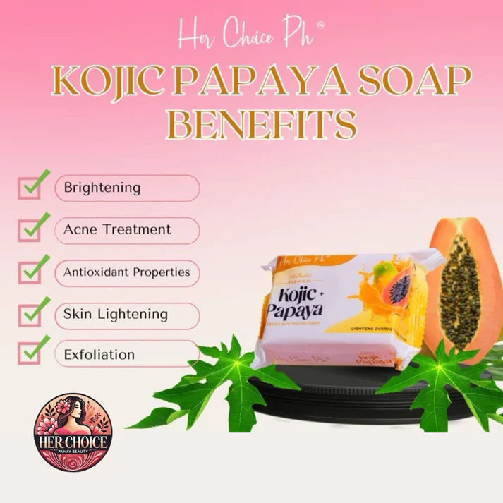 Her Choice PH Premium Kojic Papaya Soap 120g