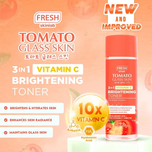 FRESH SKINLAB Tomato Glass Skin 3 in 1 Brightening Toner 100ml